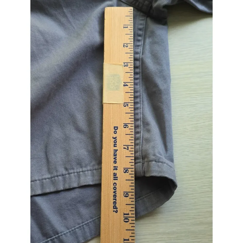 Hurley Men’s Gray Shorts Size 36 Flat Front Casual Golf Walking 8